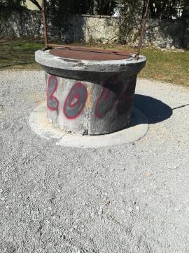 Stari grad, vandalizem, Vir: Arhiv Občine Sežana